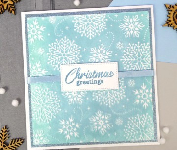 Hunkydory Moonstone Embossing Folder Snowflakes & Sparkle