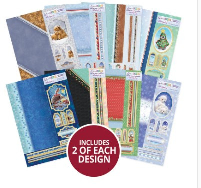 HunkyDory Crafts Quick Cards Christmas Cuddles QUICK111