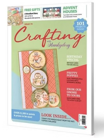 Hunkydory Crafts- Crafting with Hunkydory Magazine Issue 79