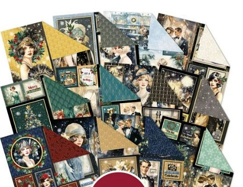 Hunkydory Crafts Festive Decadence Picture Perfect 8x8'' Paper Pad PICPERF130