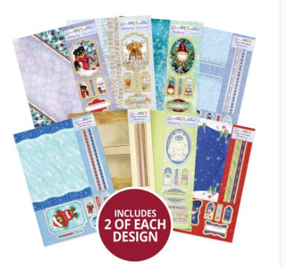 HunkyDory Crafts Quick Cards Christmas Cute QUICK105
