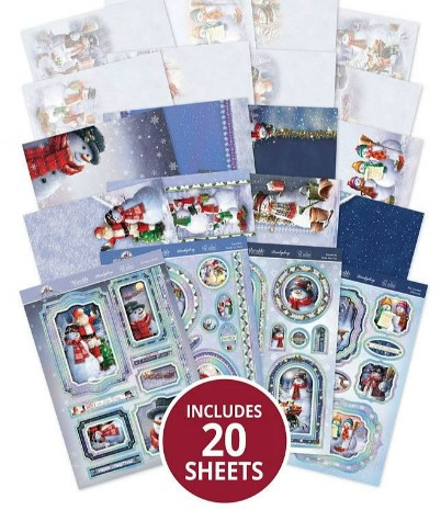 Hunkydory Crafts Frosty & Friends A4 Deluxe Craft Pad