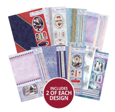 HunkyDory Crafts Quick Cards Snowy Christmas QUICK106