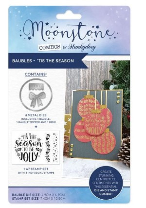 Hunkydory Crafts Moonstone Combos - Baubles - 'Tis The Season