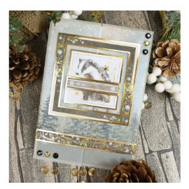 Hunkydory Crafts Winter Woodland Printed Parchment WINTWOOD108