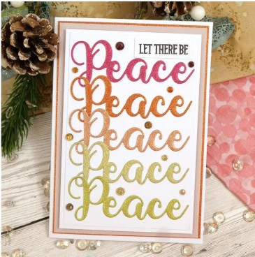 Hunkydory Moonstone Combos - Winter Words - Peace