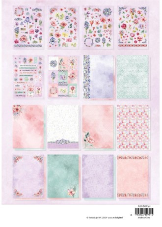 Studio Light Die-Cut Paper Pad Wildflowers Essentials 32sh nr145