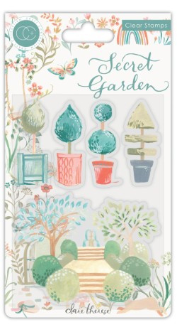 Craft Consortium Secret Garden Stamp Set Topiary