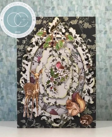 Craft Consortium Ornate Oval Frame A5 Die Set