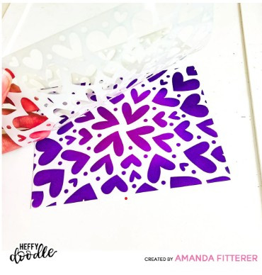 Heffy Doodle- Love Is Everywhere Stencil