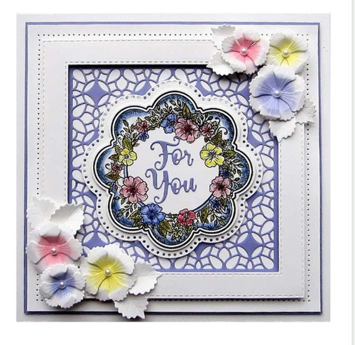 Creative Expressions- Sue Wilson- Background Collection- Celtic Squares Die