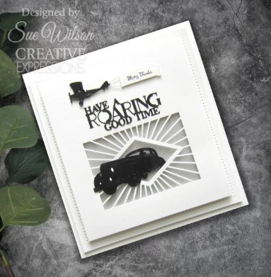 Creative Expressions- Sue Wilson- Art Deco Collection- Travel In Style Craft Die