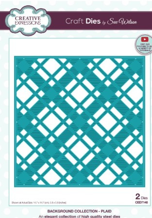 Creative Expressions- Sue Wilson- Background Collection- Plaid Craft Die