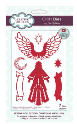 Creative Expressions- Sue Wilson- Festive Collection- Christmas Angel 2024