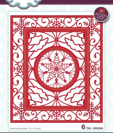 Creative Expressions- Sue Wilson- Festive Collection- Deco Trees Background Dies