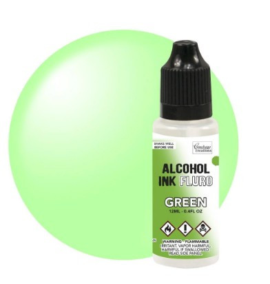 Couture Creations Alcohol Ink 12ml Fluro Green