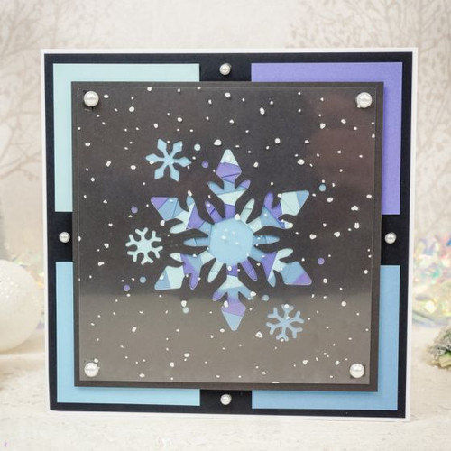 Hunkydory Crafts Moonstone Iris Folding Die- Snowflake MSTONE579