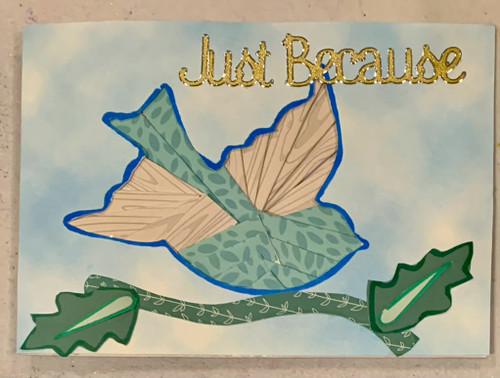 LIve Stream Class Iris Folding #2 Spring Edition- Makes 4 cards & Includes Reusable Template