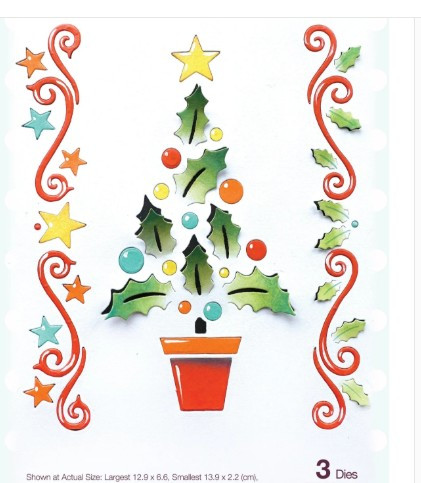 Creative Expressions- Paper Cuts Cut & Lift Collection- Yuletide Spruce Craft Die