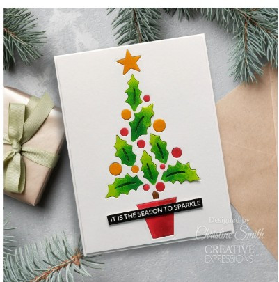 Creative Expressions- Paper Cuts Cut & Lift Collection- Yuletide Spruce Craft Die