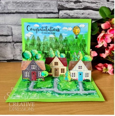 Creative Expressions- Sue Wilson- Miniature Village- Bluebell Cottage Craft Die