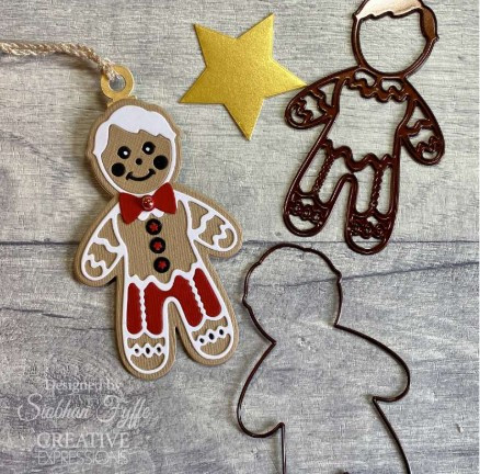 Creative Expressions- Paper Cuts Festive Collection- Gingerbread Boy Craft Die