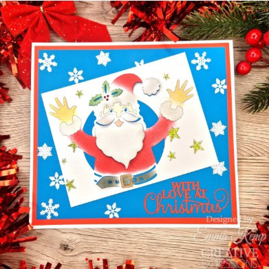 Creative Expressions- Paper Cuts Cut & Lift Collection- Jolly Santa Craft Die