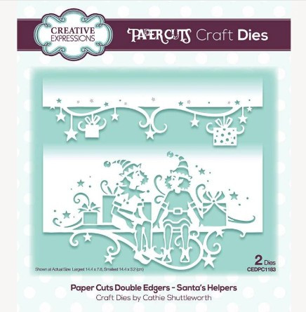 Creative Expressions- Paper Cuts Double Edger- Santa's HelpersCraft Die