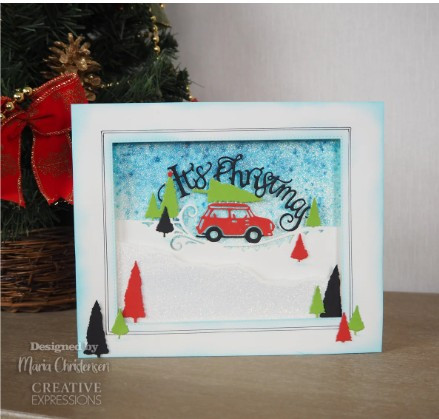 Creative Expressions- Paper Cuts Collection- It's Christmas Edger Craft Die