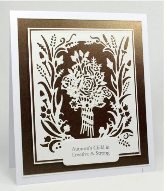 Creative Expressions- Paper Cuts Collection- Autumn Posy
