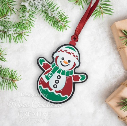 Creative Expressions- Paper Cuts Festive Collection- Snowman Craft Die