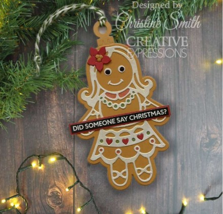 Creative Expressions- Paper Cuts Festive Collection- Gingerbread Girl Craft Die