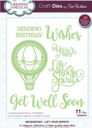 Creative Expressions- Sue Wilson- Necessities Collection- Lift Your Spirits