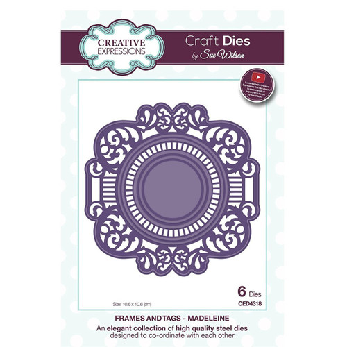 Creative Expressions- Sue Wilson- Frames & Tags Collection- Madeleine
