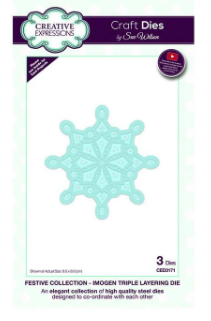 Creative Expressions- Sue Wilson- Festive Collection- Imogen Triple Layering die