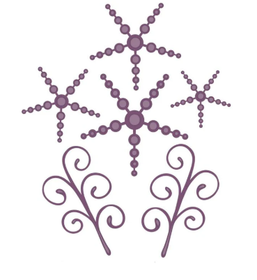 Creative Expressions- Sue Wilson- Finishing Touches Collection- Beaded Starflower Dies