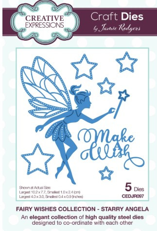 Creative Expressions- Jamie Rodgers- Fairy Wishes Collection- Starry Angela Craft Die