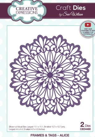 Creative Expressions- Sue Wilson- Frames & Tags Collection- Alice Craft Die