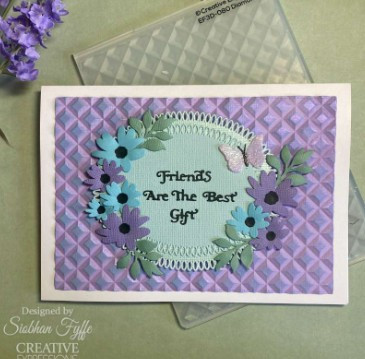 Creative Expressions- Sue Wilson- Finishing Touches Collection- Floral Medley Craft Die