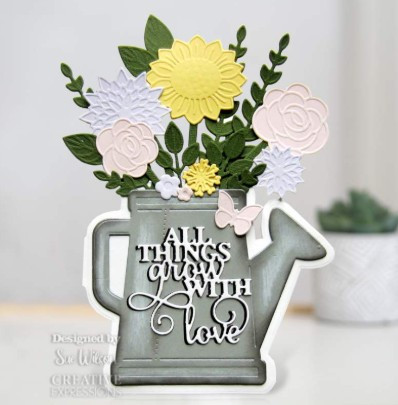 Creative Expressions- Sue Wilson- Finishing Touches Collection- Flower Bouquet Die