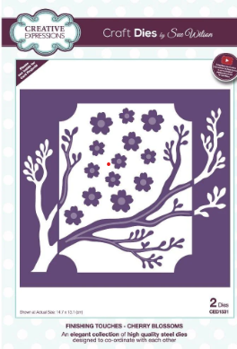 Creative Expressions- Sue Wilson- Finishing Touches Collection- Cherry Blossoms Craft Die