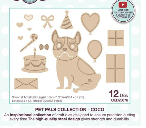Creative Expressions- Sue Wilson - Pet Pals Collection- Coco Craft Die