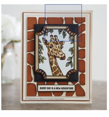 Creative Expressions- Sue Wilson- Safari Collection- Giraffe Craft Die