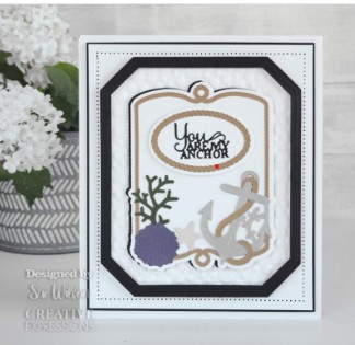 Creative Expressions- Sue Wilson- Tags & Frames Collection- You Are My Anchor Frame Die