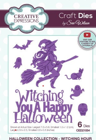 Creative Expressions- Sue Wilson- Halloween Collection- Witching Hour Craft Die