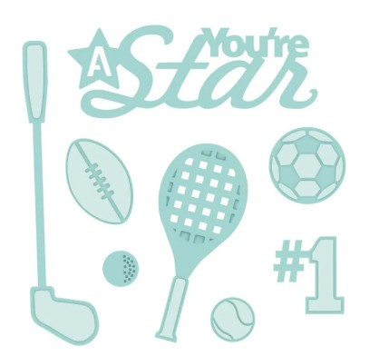 Creative Expressions- Sue Wilson- Shadow Boxes Accessory- You're A Star Die