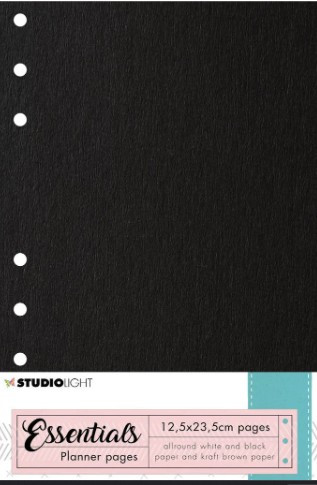 Studio Light- Essentials - Planner Paper 3 Colors 12.5x23.5cm- 30 Sh