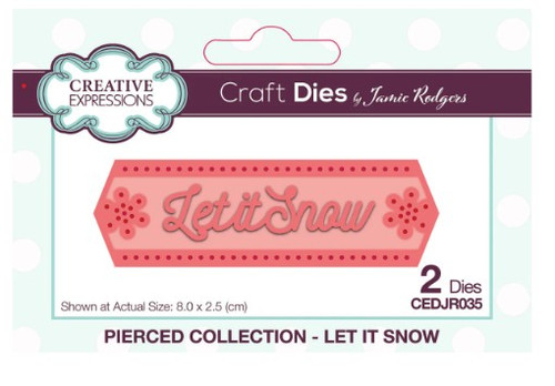 Creative Expressions- Jamie Rodgers- Pierced Collection- Let It Snow Craft Die
