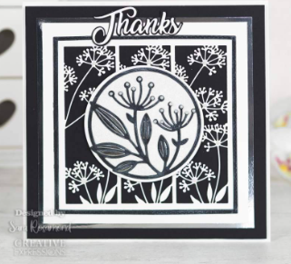 Creative Expressions- Sue WIlson- Stained Glass Circles- Dandelion Craft Die