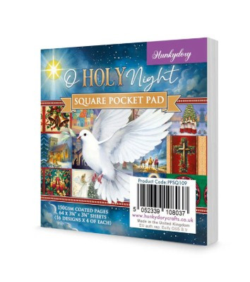 Hunkydory Holy Night Square Pocket Pad O Holy Night